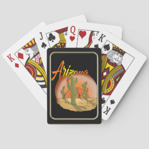 Cartas de juego de Cactus del desierto de Arizona