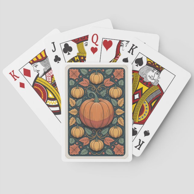 Cartas de juego de calabaza 01 (Reverso)