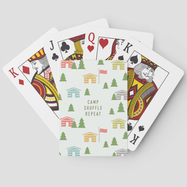 Cartas de Juego de Campamento de Verano (Reverso)