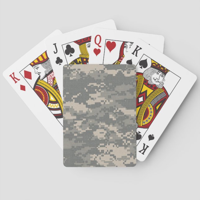 Cartas de juego de camuflaje digital de la ACU del (Reverso)