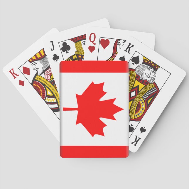 Cartas de juego de Canadá (Reverso)
