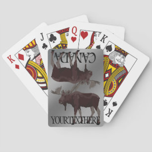 Cartas de juego de Canadá Personalizado tarjetas d