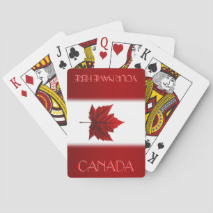 Cartas de juego de Canadá Tarjetas de recuerdo con