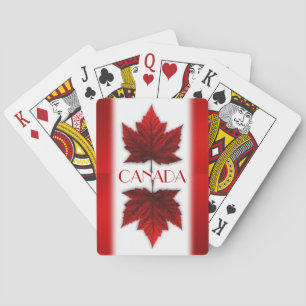 Cartas de juego de Canadá Tarjetas de recuerdo con