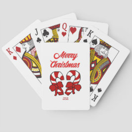 Cartas de juego de Candy Canes para navidades
