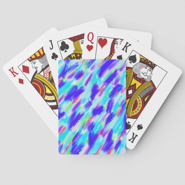 Cartas de juego de caos de colores (Reverso)