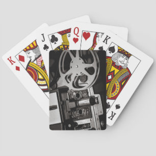 Cartas de juego de carretes de película de proyect