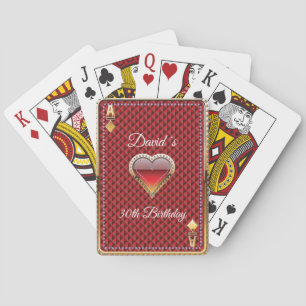Cartas de juego de cartas de póquer casino cumplea