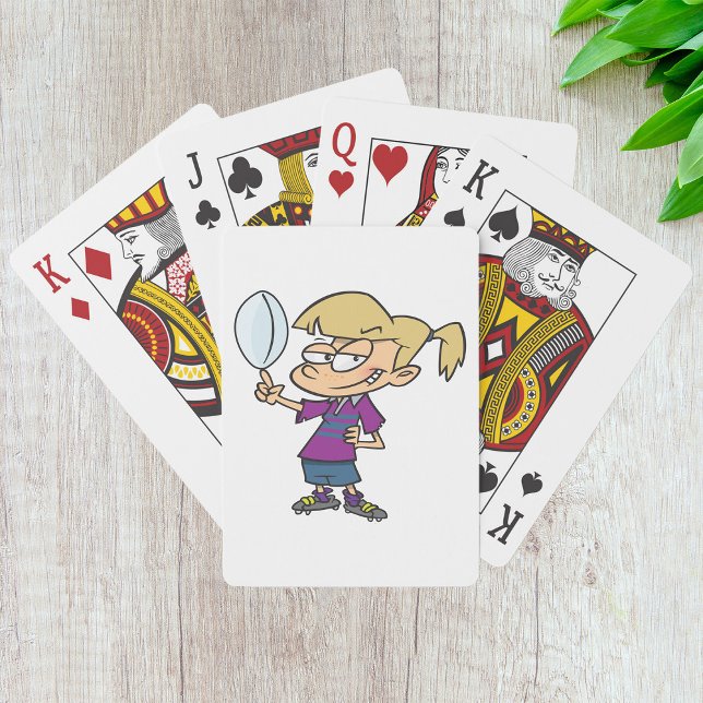Cartas de juego de Chica de Rugby (Subido por el creador)