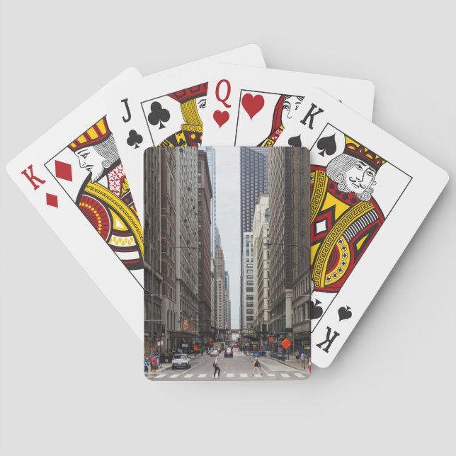Cartas de juego de Chicago Madison Street (Reverso)