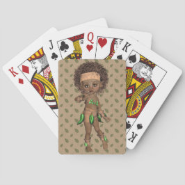 Cartas de juego de Chicas africanos