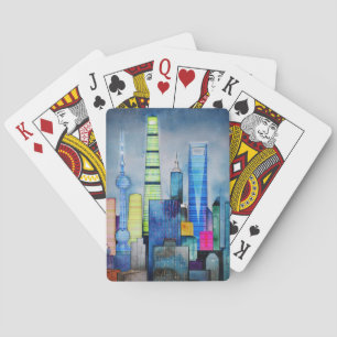Cartas de juego de China en Shanghai 
