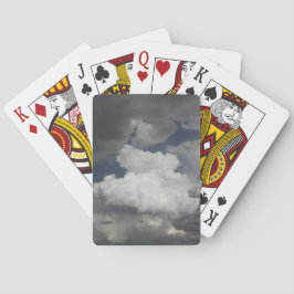 Cartas de juego de cielo nublado