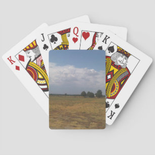 Cartas de juego de cielo nublado