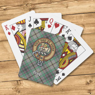 Cartas de juego de Clan Craig Escudo