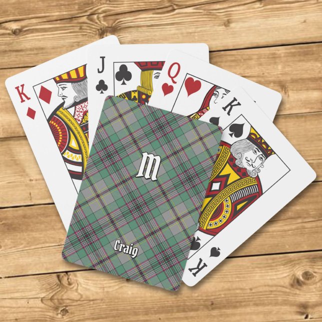 Cartas de juego de Clan Craig Tartan (Subido por el creador)