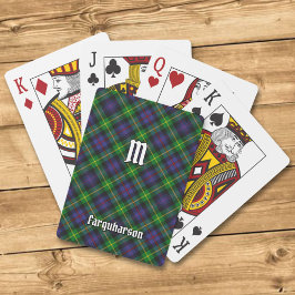 Cartas de juego de Clan Farquharson Tartan