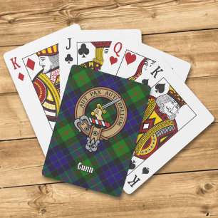 Cartas de juego de clan Gunn Escudo