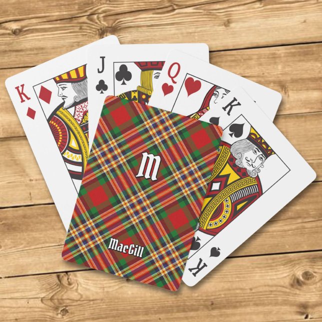 Cartas de juego de Clan MacGill Tartan (Subido por el creador)