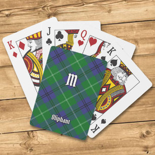 Cartas de juego de Clan Oliphant Tartan