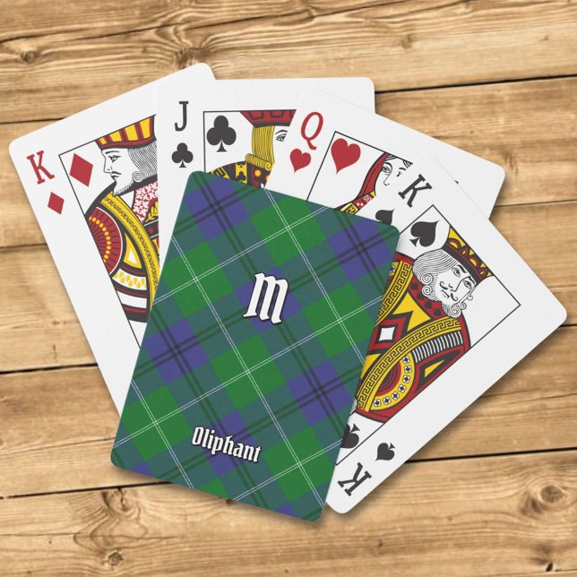 Cartas de juego de Clan Oliphant Tartan (Subido por el creador)