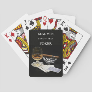 Cartas de juego de Cognac Cigar Poker