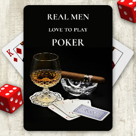 Cartas de juego de Cognac Cigar Poker
