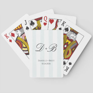 Cartas de juego de compromiso personalizadas con f