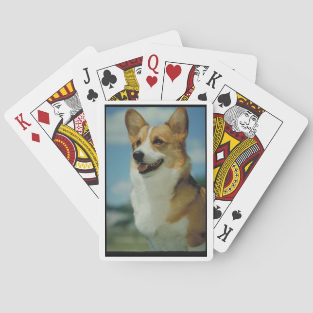 Cartas de juego de Corgi Dog galés (Reverso)