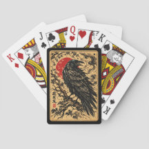 Cartas de juego de Cuervo Encadenado a la Tinta Ja
