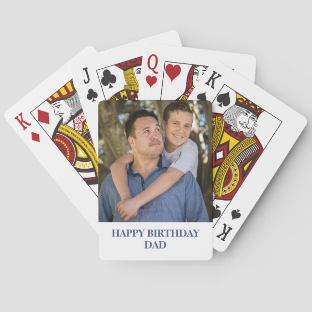 Cartas de juego de cumpleaños de personalizado Pho (Reverso)
