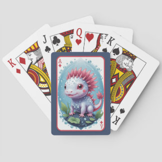 Cartas de juego de Cute Dragon Axolotl