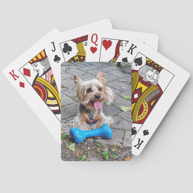 Cartas de juego de Cute Terrier (Reverso)