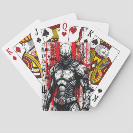 Cartas de juego de Cyberpunk Warrik Graffiti