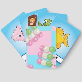 Cartas de juego de Dango con control azul rosado P
