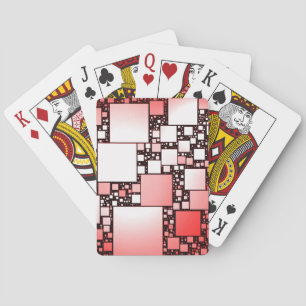 Cartas de juego de danza de la Plaza Roja y Blanca