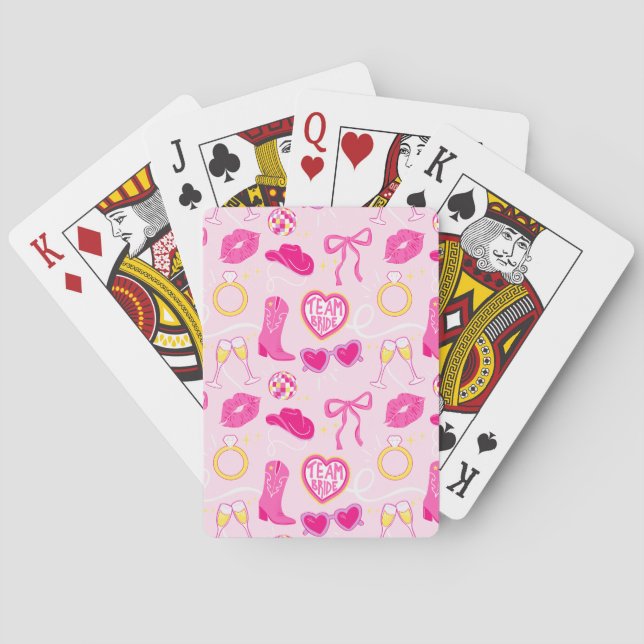 Cartas de juego de Despedida de Soltera Western Ro (Reverso)