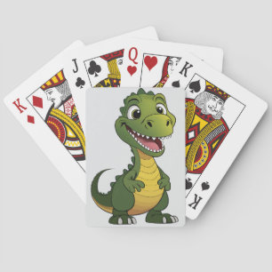 Cartas de juego de dinosaurios