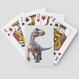 Cartas de juego de dinosaurios