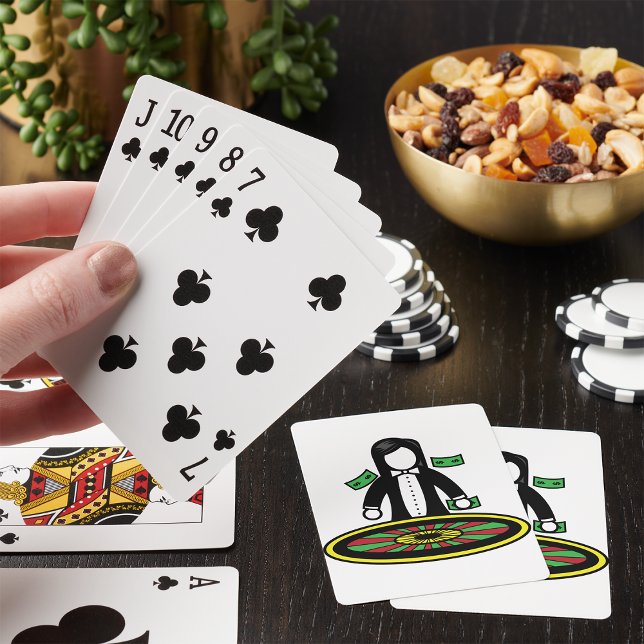 Cartas de juego de Distribuidor de Ruleta (Subido por el creador)