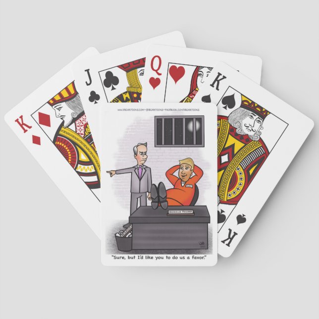 Cartas de juego de Donald Trump (Reverso)