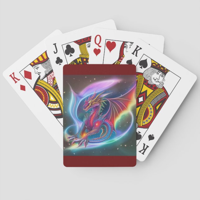Cartas de juego de dragones (Reverso)