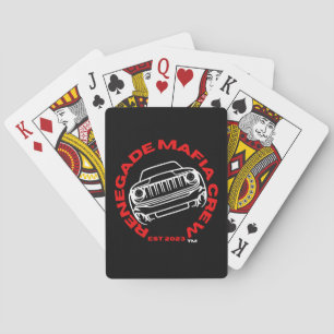 Cartas de juego de equipos de mafia renegados
