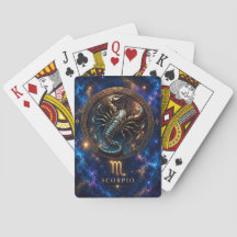 Cartas de juego de Escorpio Cósmico