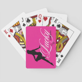 Cartas de juego de escritorio afortunadas