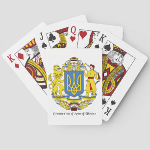 Cartas de juego de Escudo ucraniano