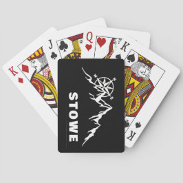 Cartas de juego de esquí de Stowe Vermont