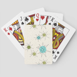 Cartas de juego de estallidos atómicos icónicos