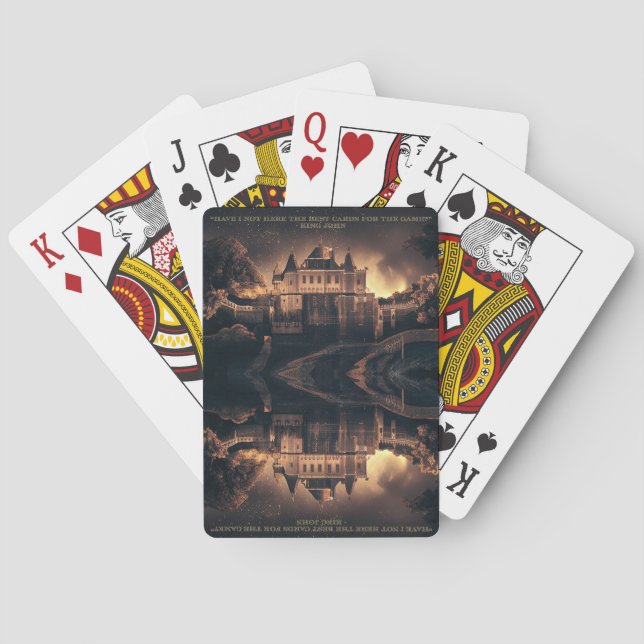 Cartas de juego de "estrategias reales" (Reverso)