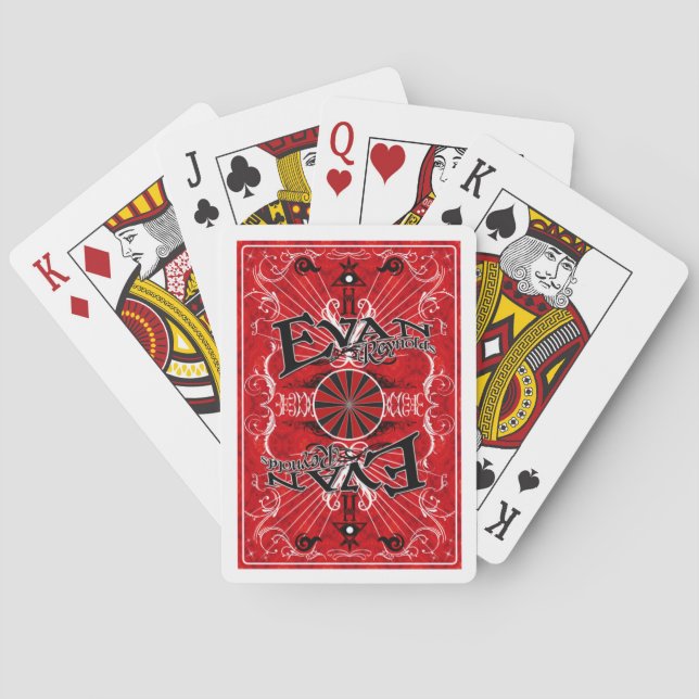 Cartas de juego de Evan (Reverso)
